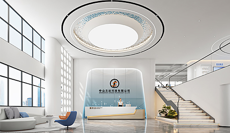 中山市蘭達(dá)科技辦公室裝修設(shè)計(jì)